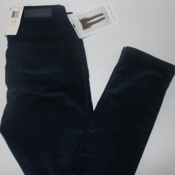 [Calvin Klein Jeans] Navy Corduroy Skinny Pant - Picture 4 of 7